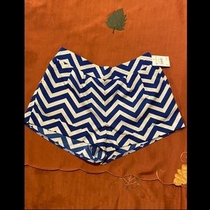 Versona Blue and White Shorts